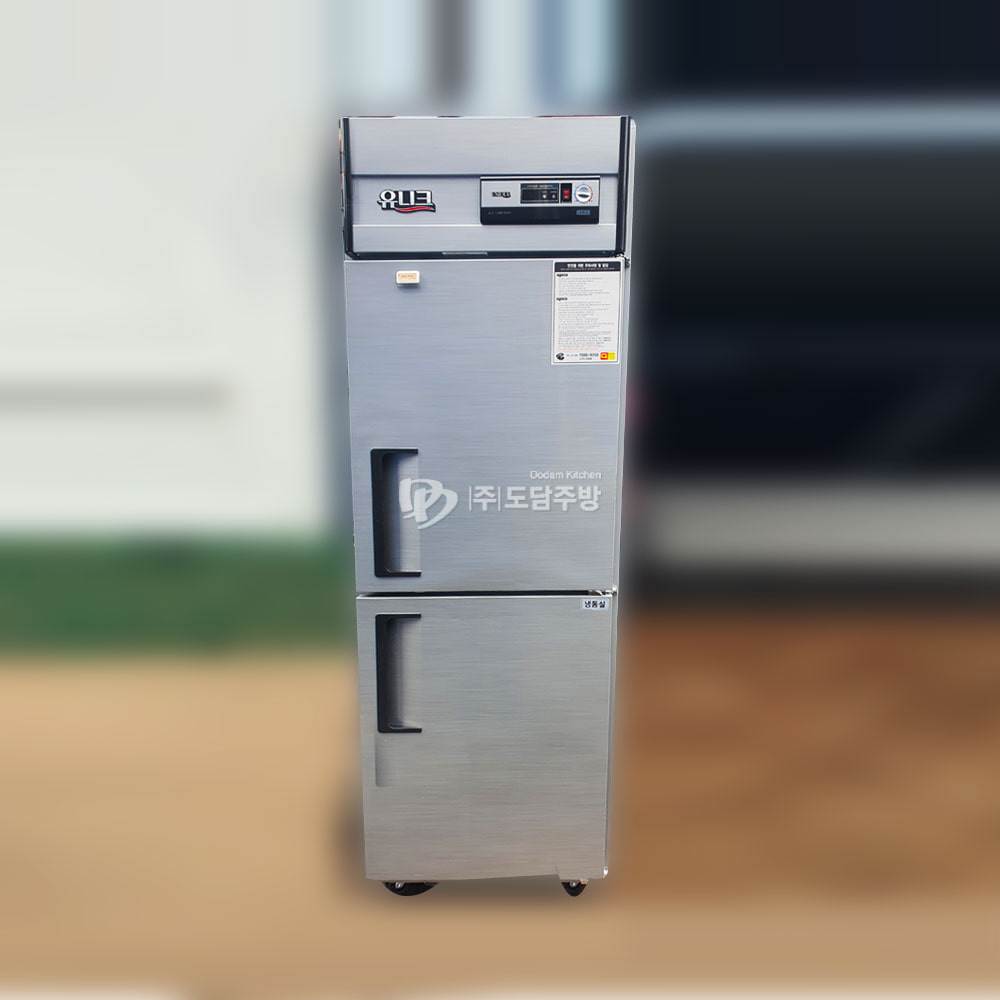 [중고] 유니크 직냉식 25박스 냉장고 UDS-25FAR 냉동2 아날로그